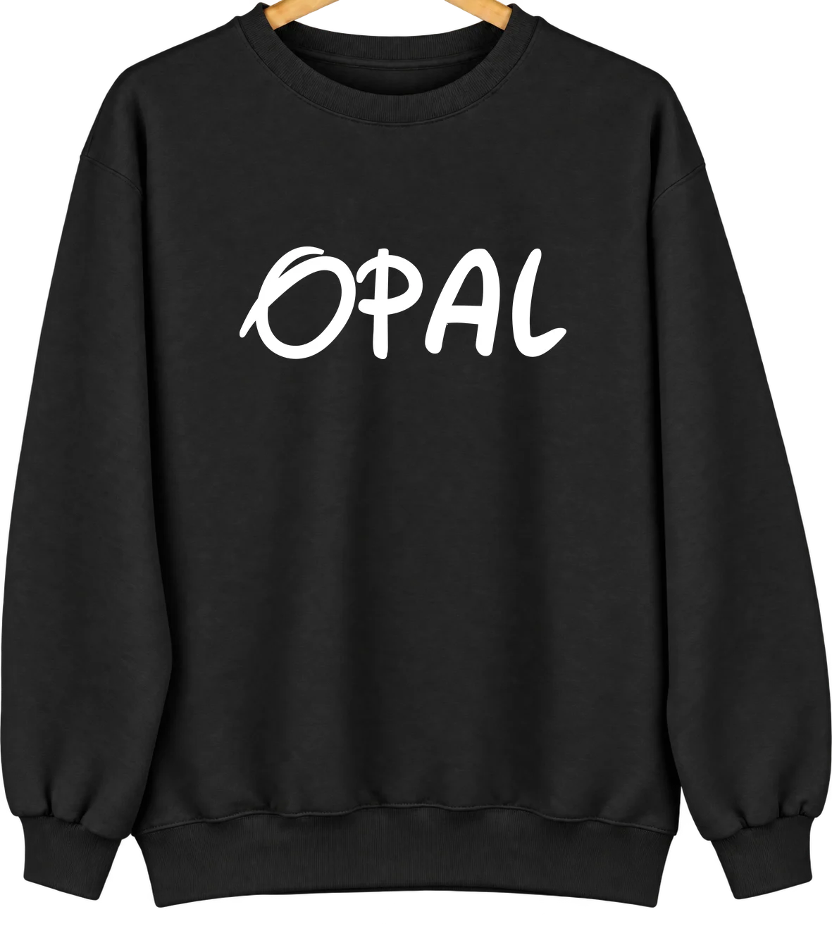 Opal, Wyoming Hometown Crewneck — Black