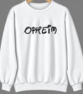 Opheim, Montana Hometown Crewneck — White