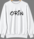 Orin, Wyoming Hometown Crewneck — White