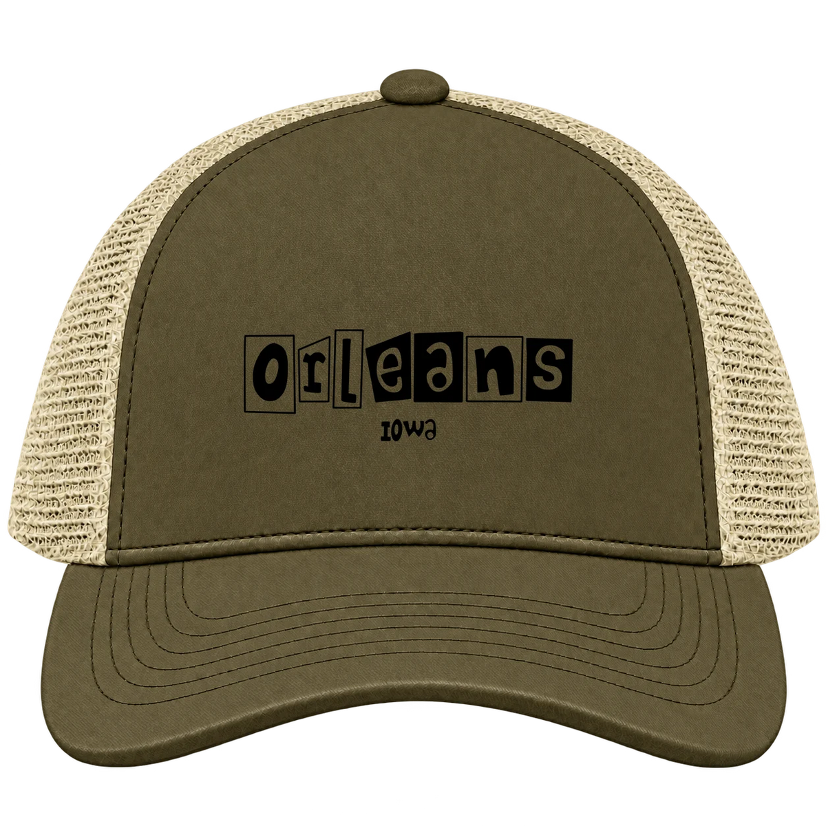 Orleans, Iowa Hometown Trucker Cap