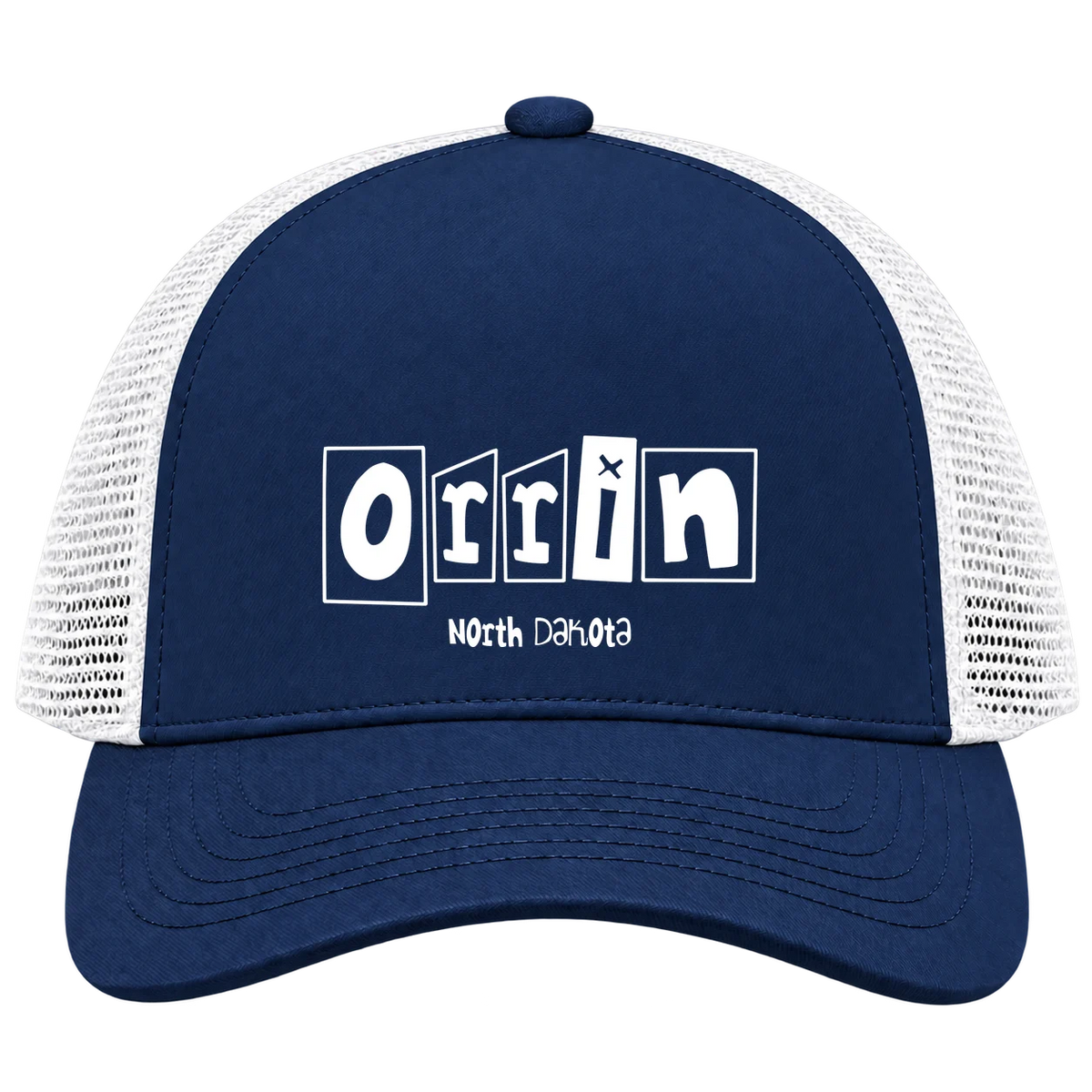Orrin, North Dakota Hometown Trucker Cap