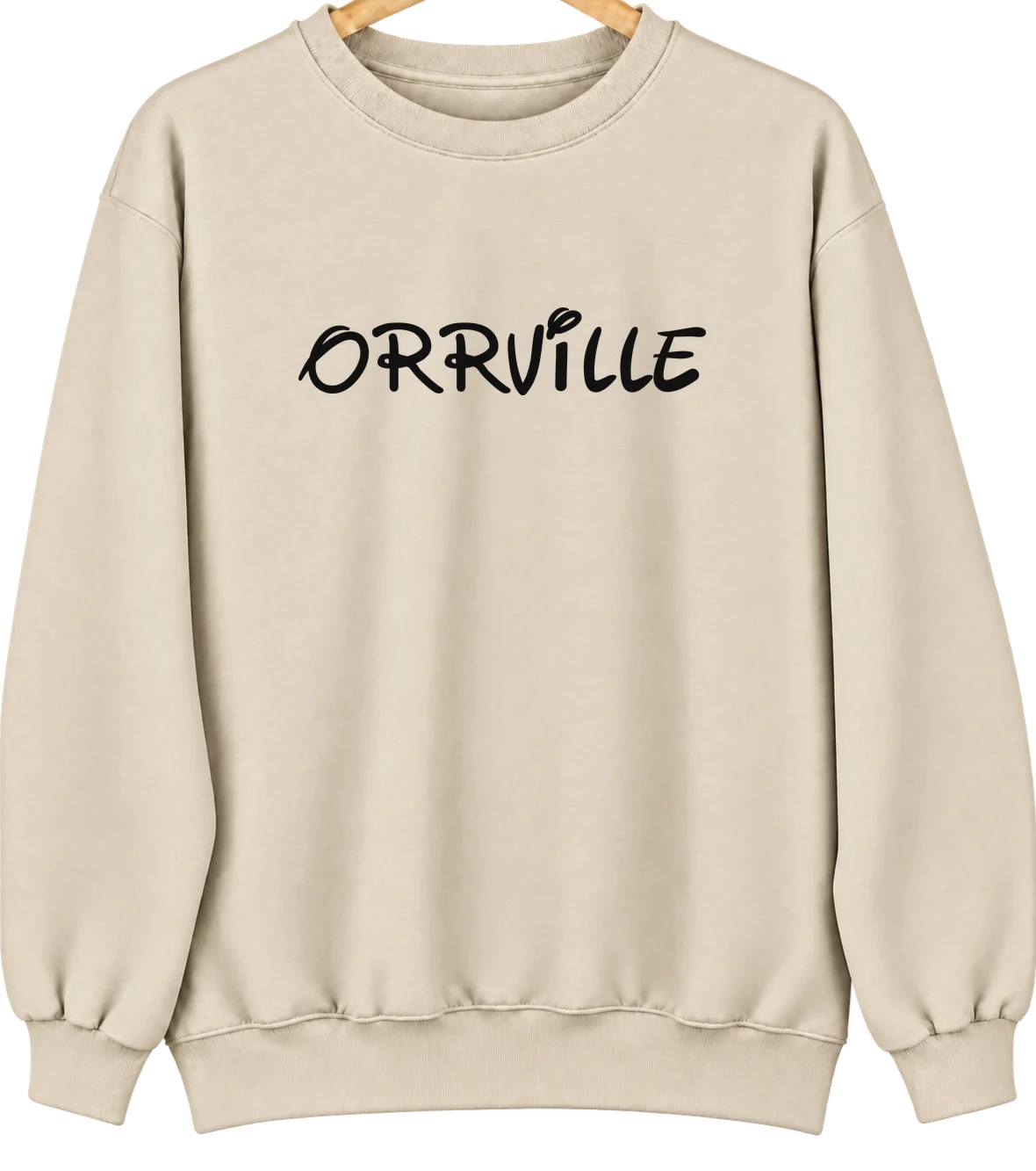 Orrville, Ohio Hometown Crewneck — Sand
