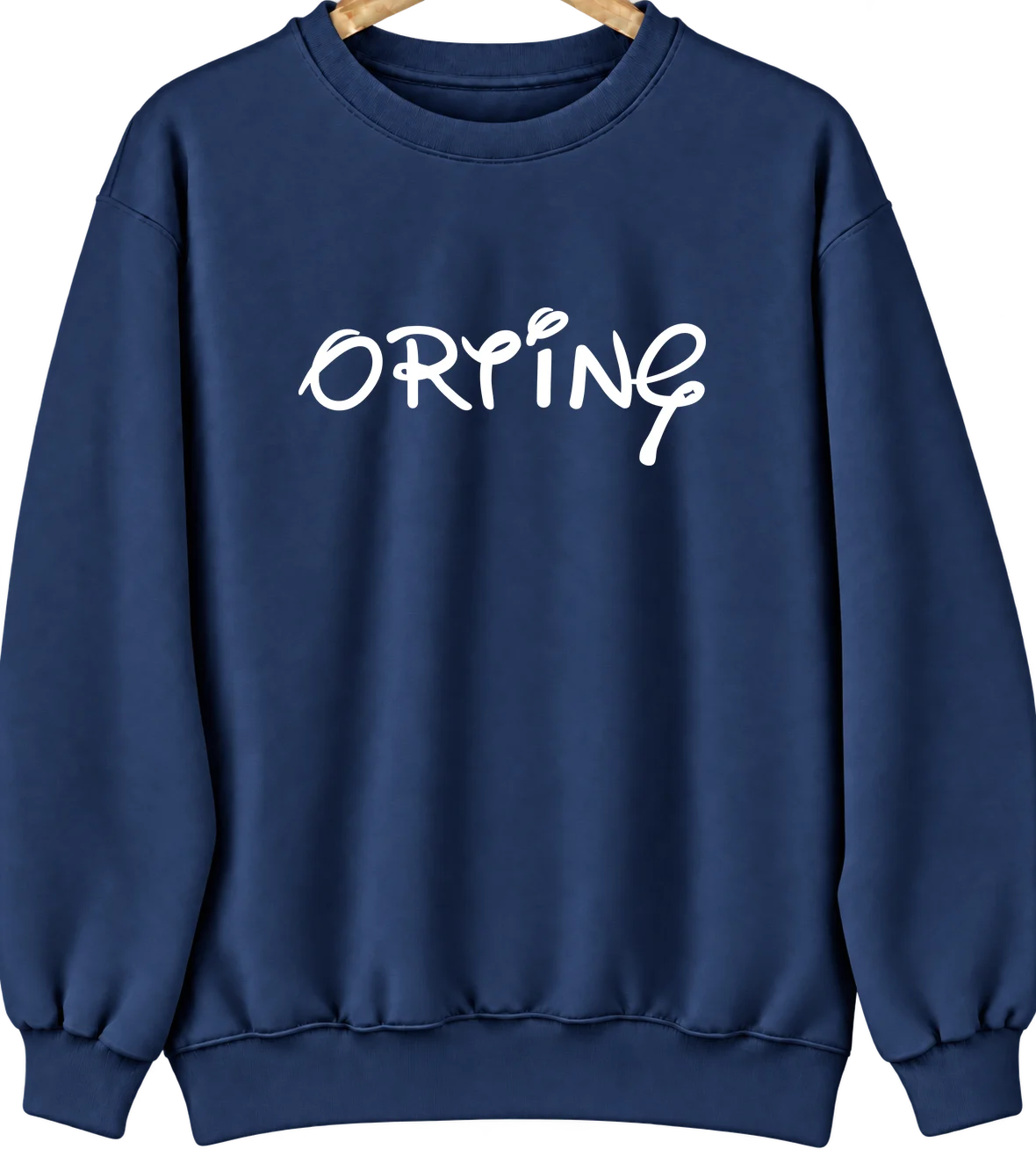 Orting, Washington Hometown Crewneck — Navy