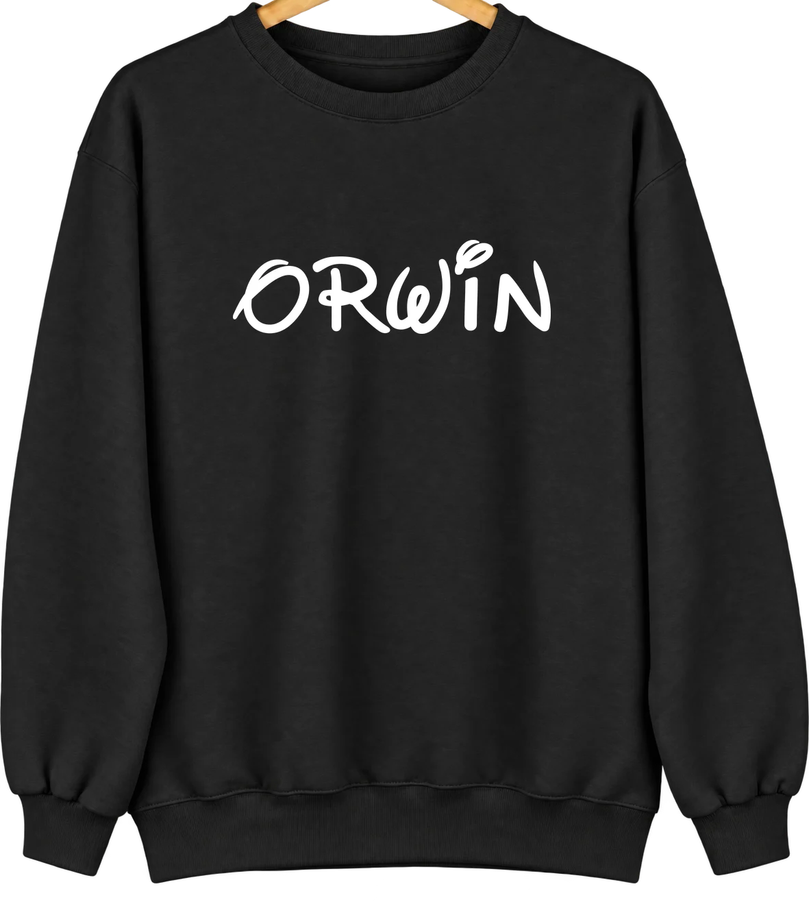 Orwin, Pennsylvania Hometown Crewneck — Black