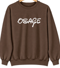 Osage, West Virginia Hometown Crewneck — Brown