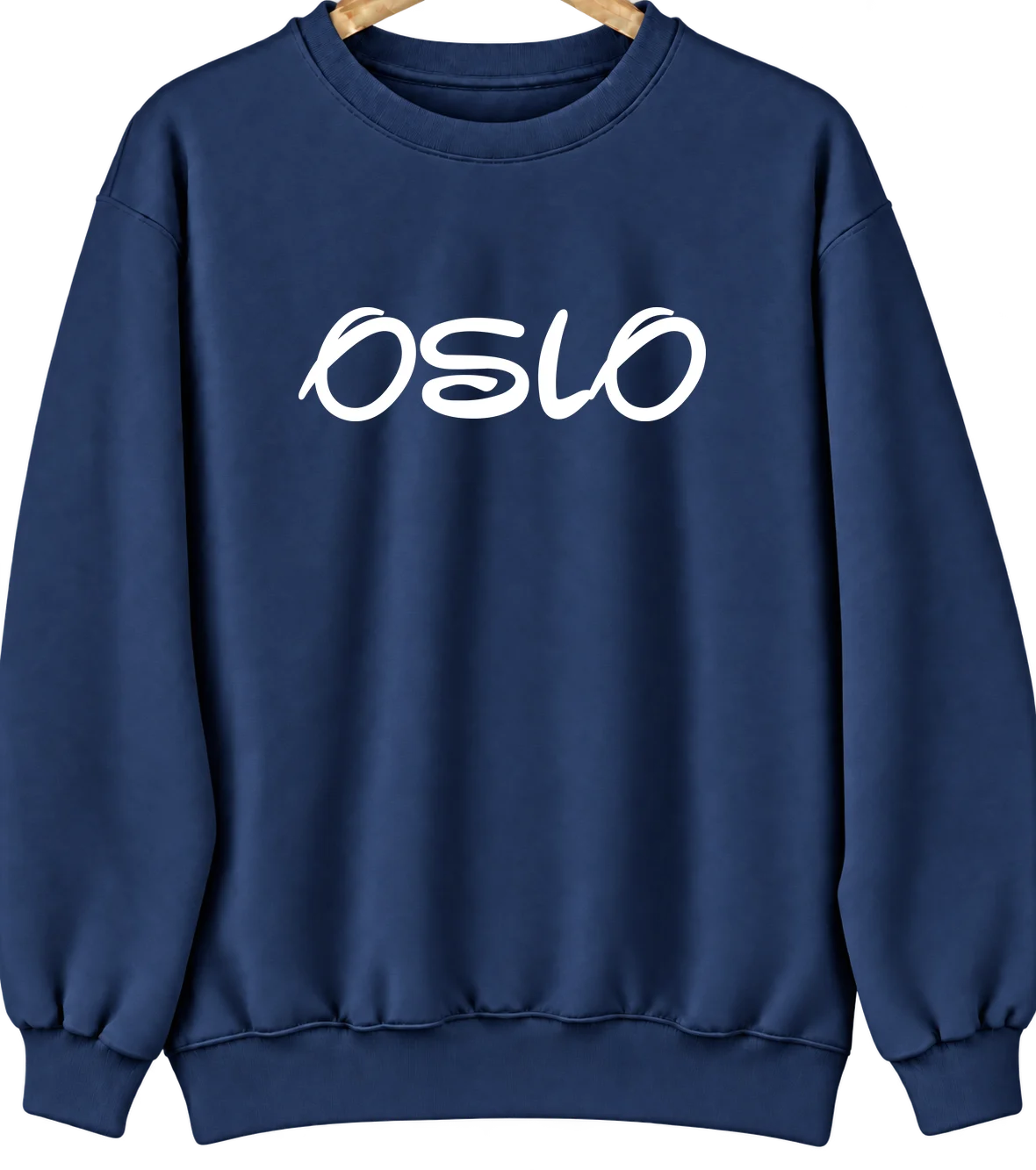 Oslo, Minnesota Hometown Crewneck — Navy