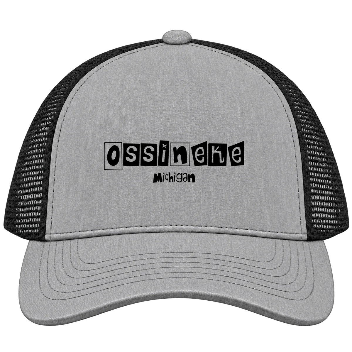 Ossineke, Michigan Hometown Trucker Cap