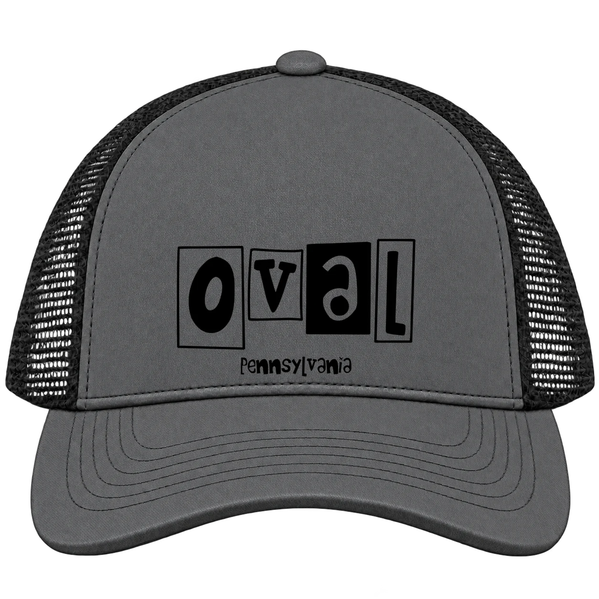 Oval, Pennsylvania Hometown Trucker Cap
