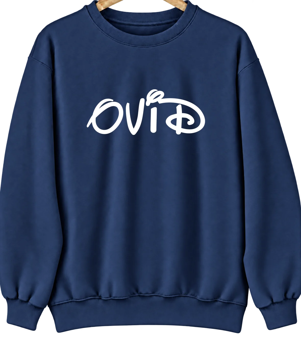 Ovid, Colorado Hometown Crewneck — Navy