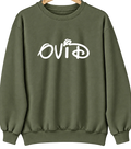 Ovid, New York Hometown Crewneck — Military Green