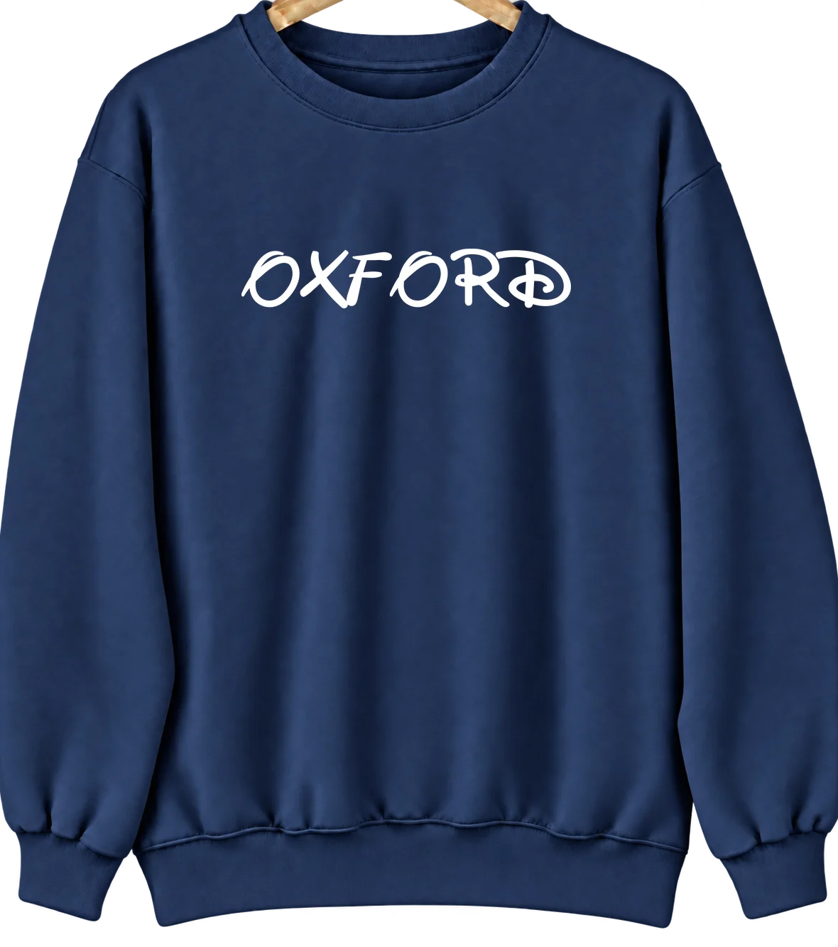 Oxford, Alabama Hometown Crewneck — Navy