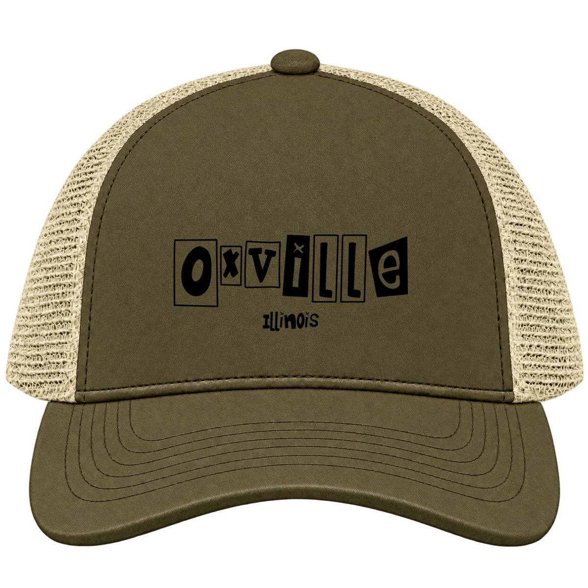 Oxville, Illinois Hometown Trucker Cap