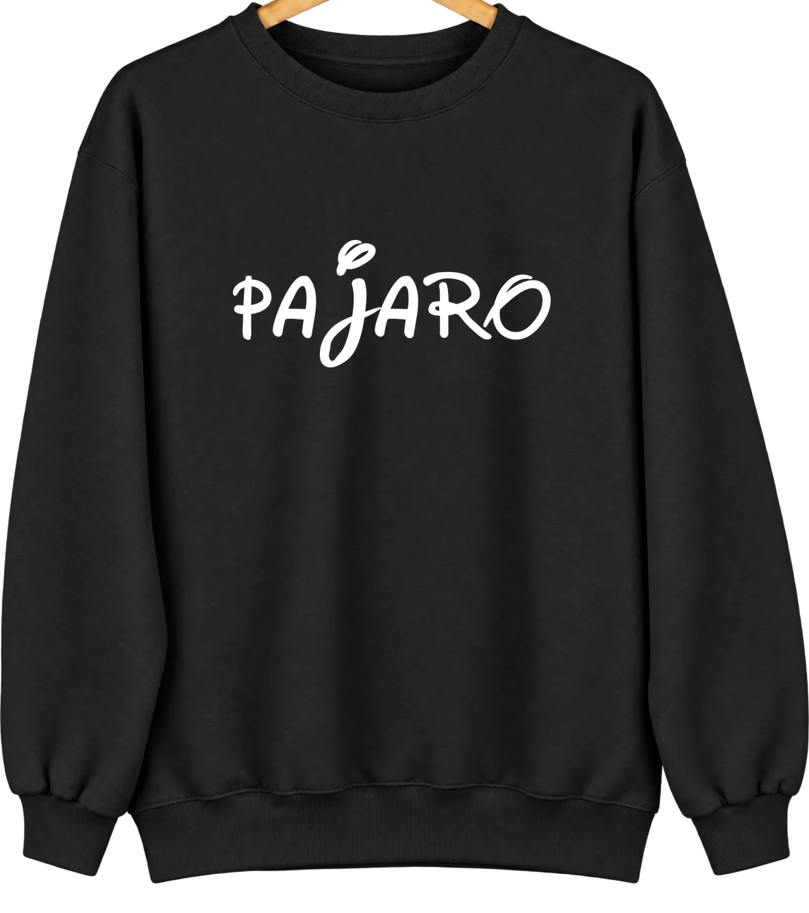 Pajaro, California Hometown Crewneck — Black
