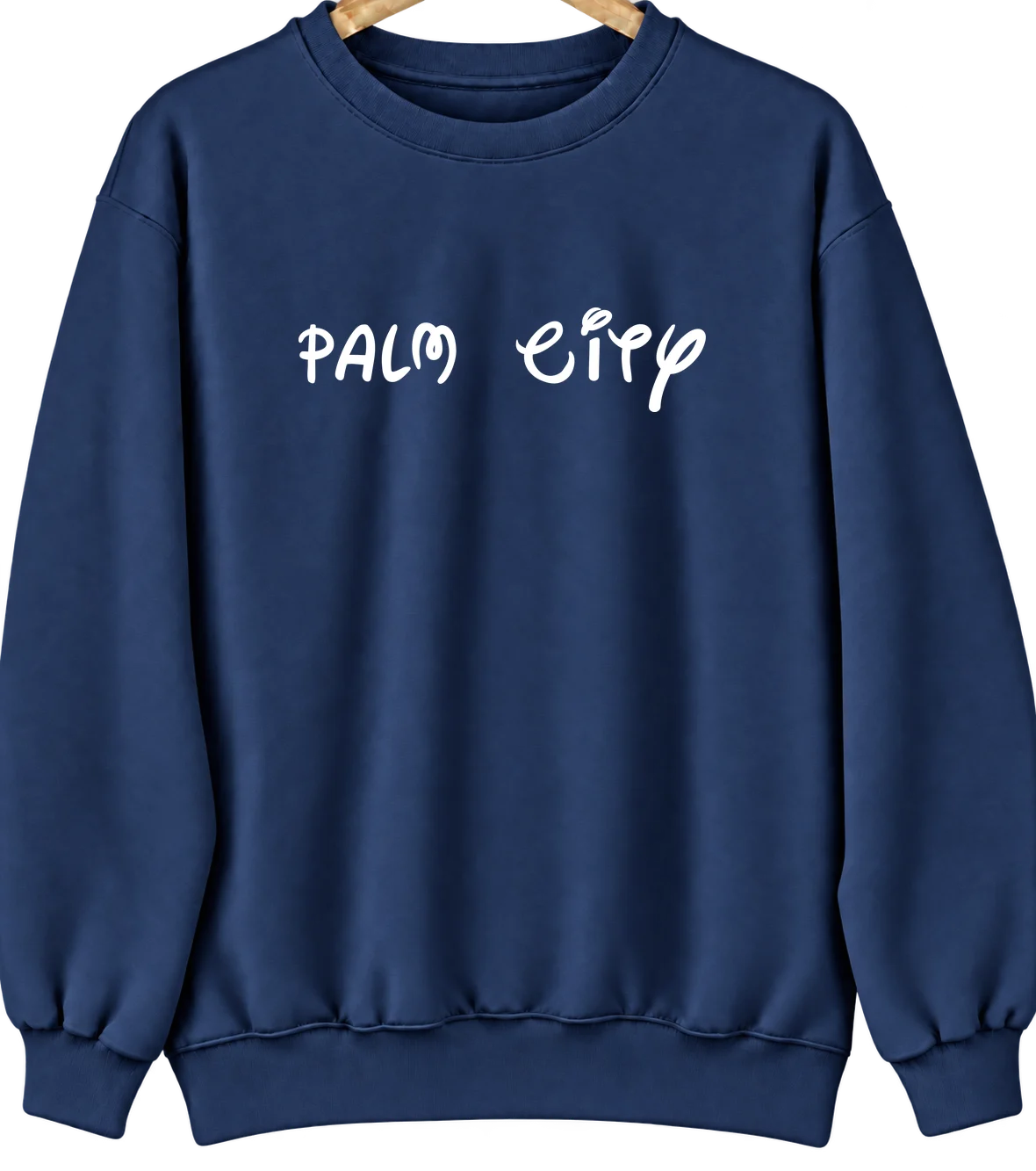 Palm City, Florida Hometown Crewneck — Navy