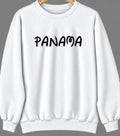Panama, Nebraska Hometown Crewneck — White