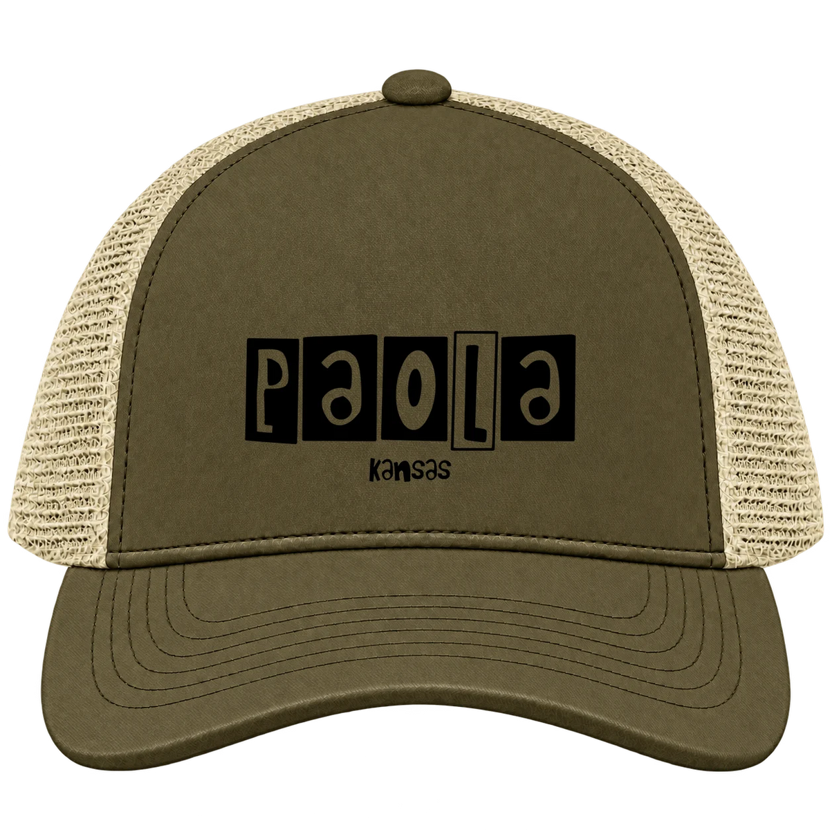 Paola, Kansas Hometown Trucker Cap