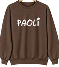 Paoli, Oklahoma Hometown Crewneck — Brown