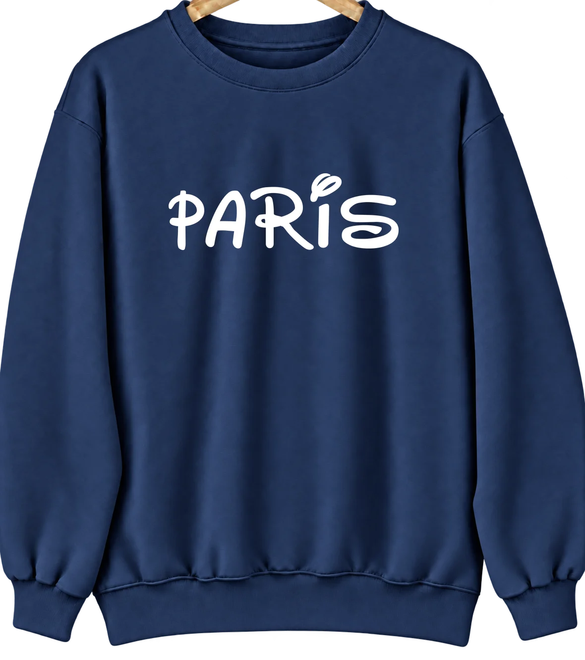 Paris, Mississippi Hometown Crewneck — Navy