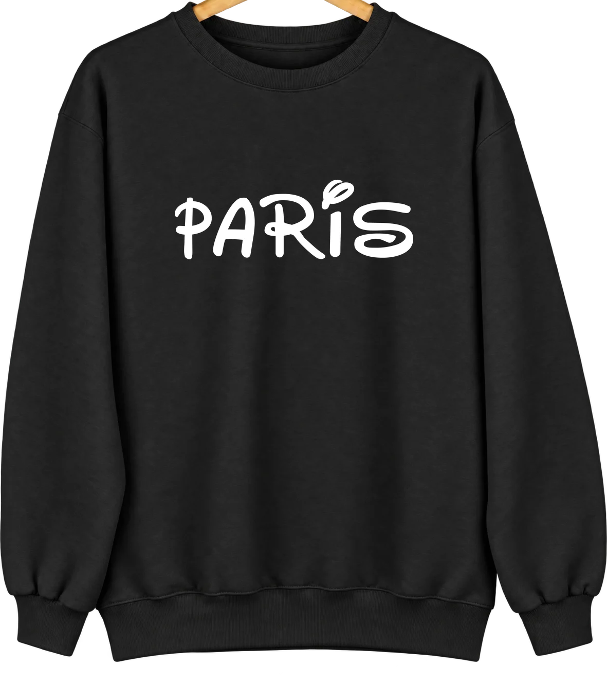 Paris, Pennsylvania Hometown Crewneck — Black