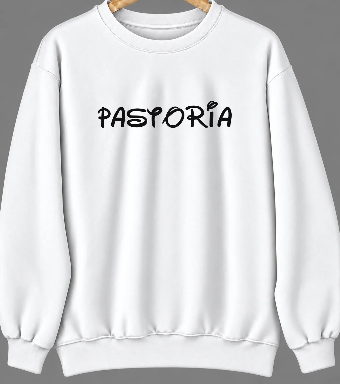 Pastoria, Virginia Hometown Crewneck — White
