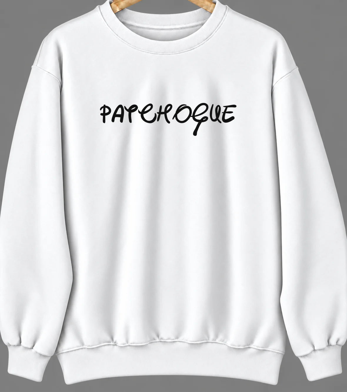 Patchogue, New York Hometown Crewneck — White