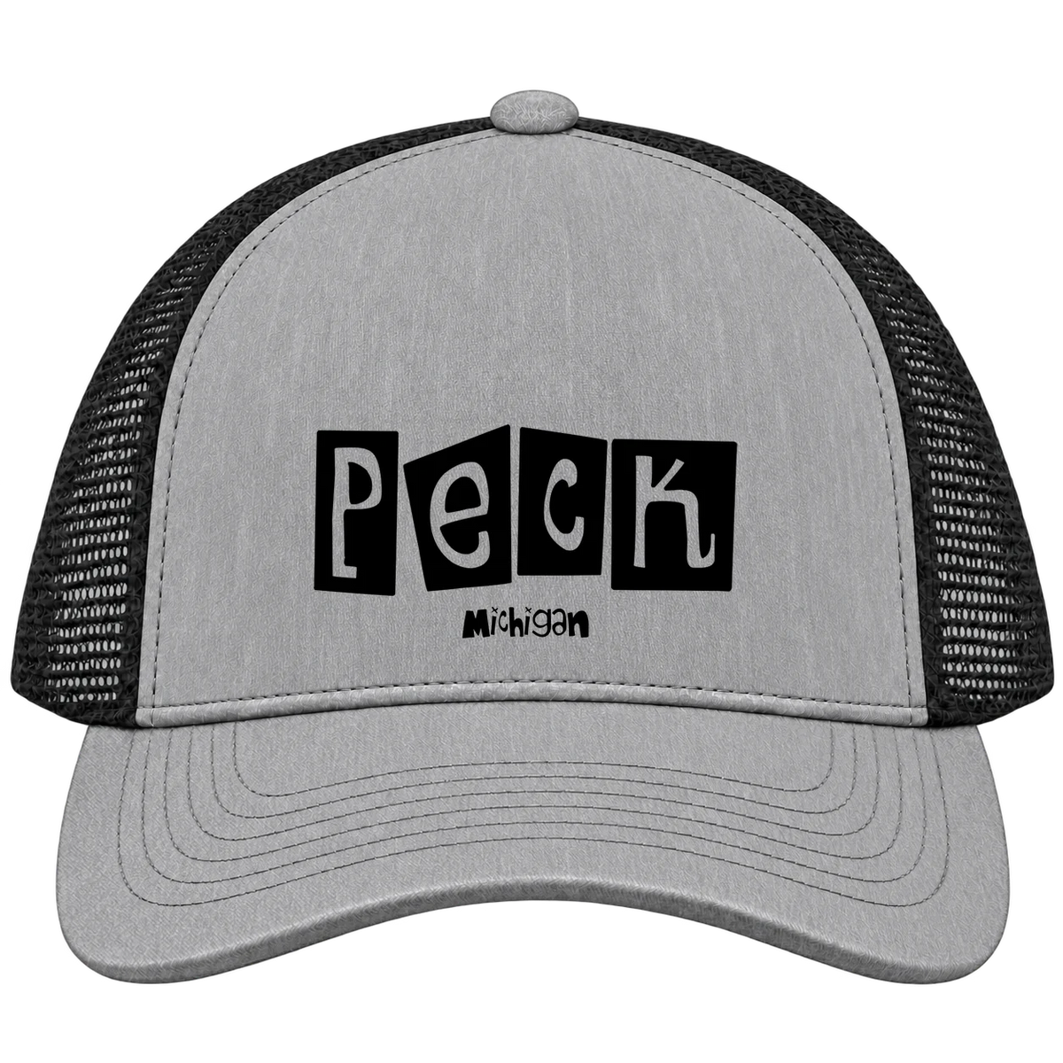 Peck, Michigan Hometown Trucker Cap