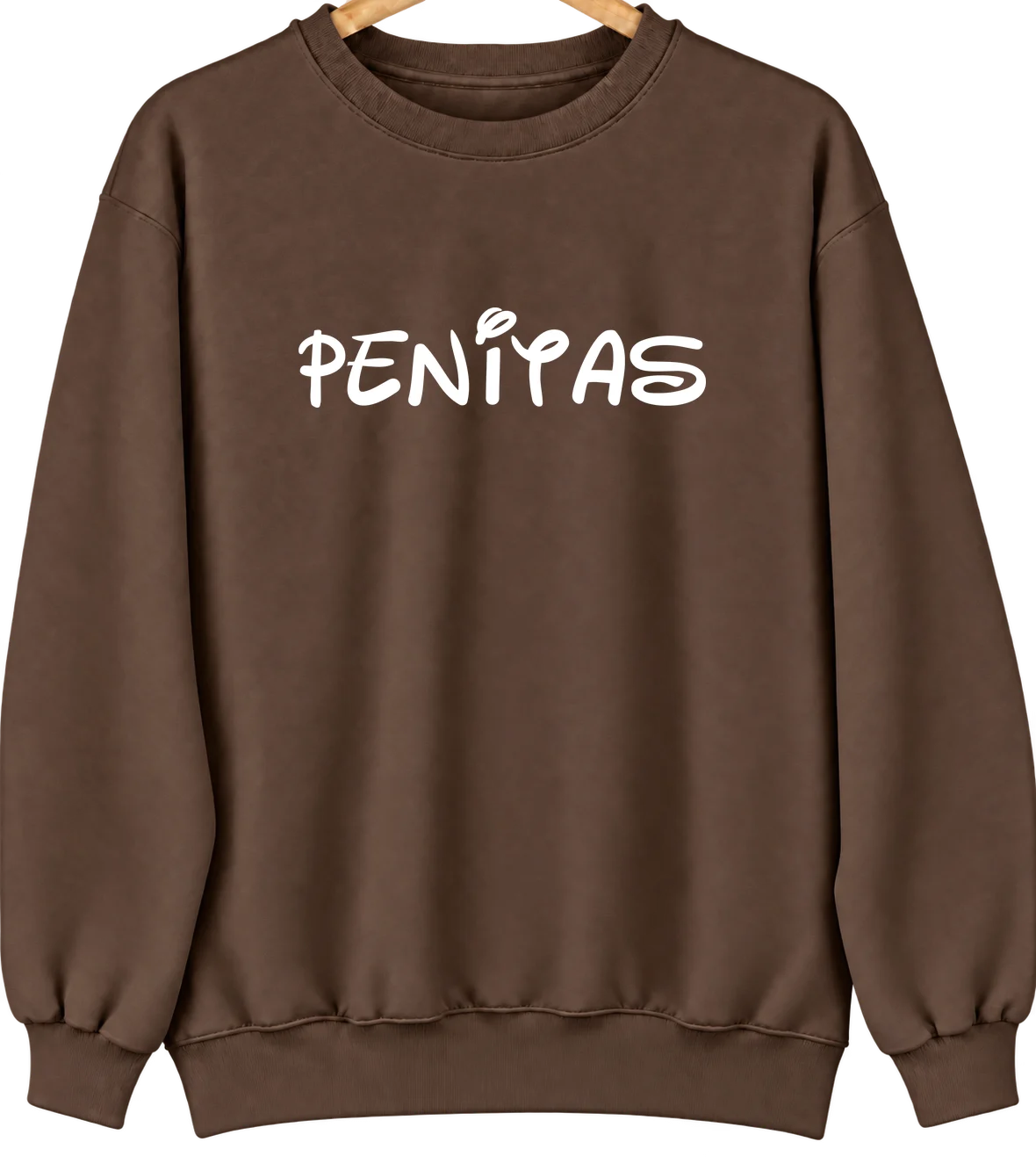 Penitas, Texas Hometown Crewneck — Brown