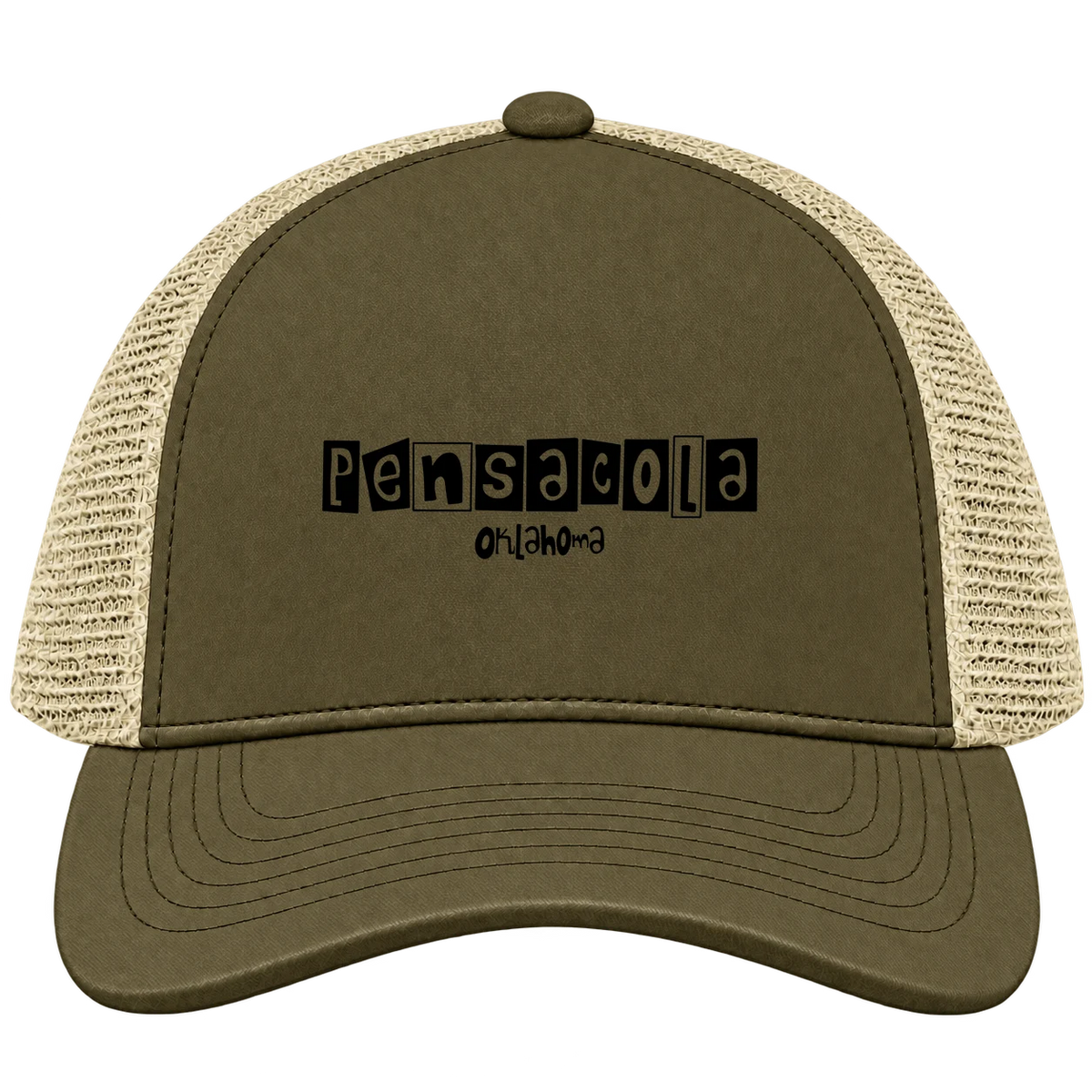 Pensacola, Oklahoma Hometown Trucker Cap