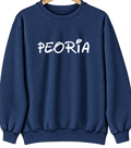 Peoria, Oregon Hometown Crewneck — Navy