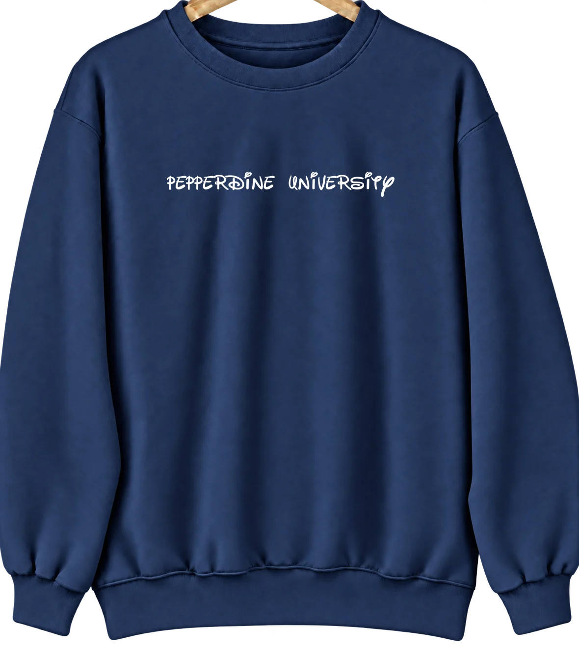 Pepperdine University, California Hometown Crewneck — Navy