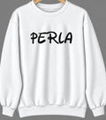 Perla, Arkansas Hometown Crewneck — White