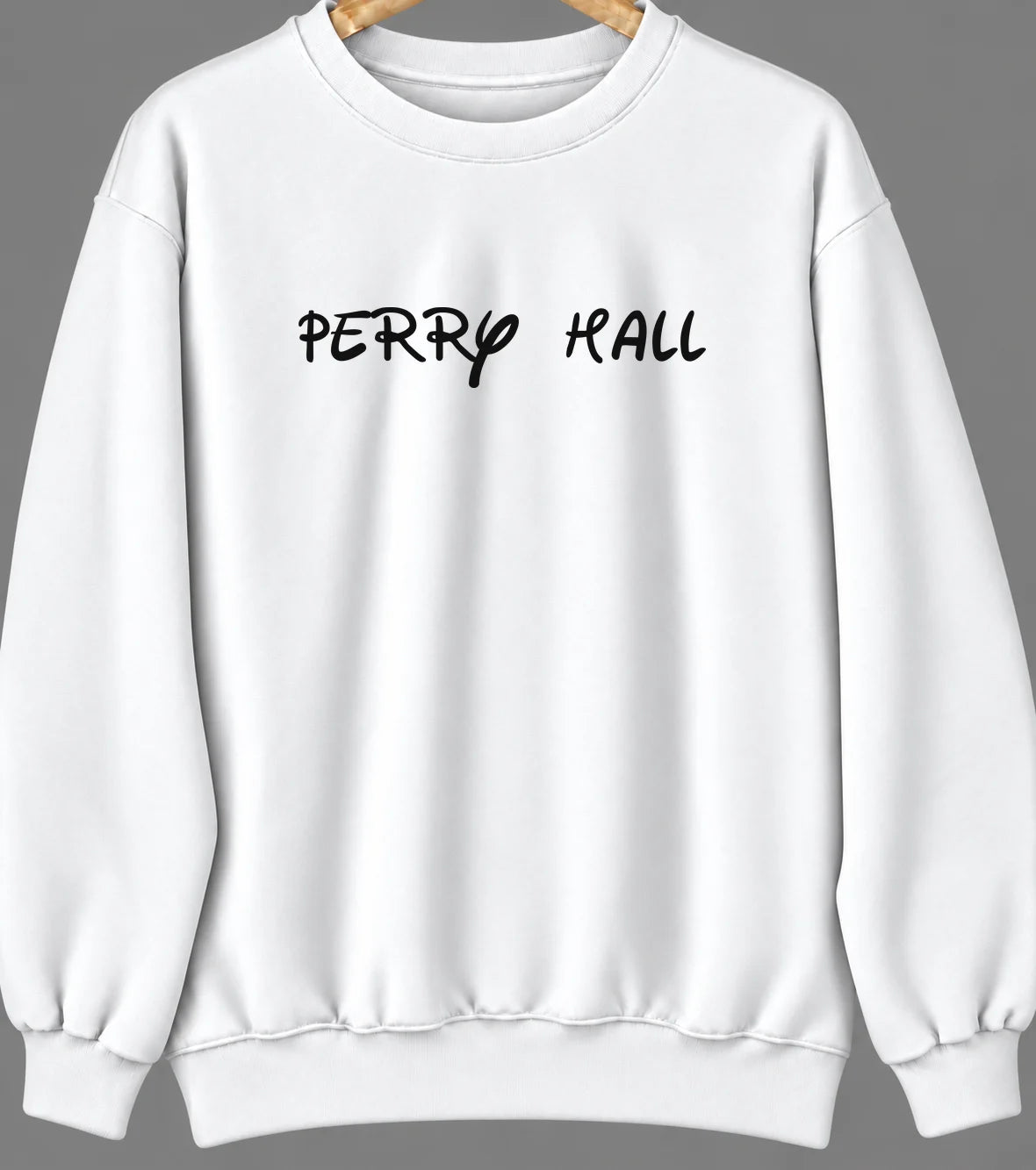 Perry Hall, Maryland Hometown Crewneck — White