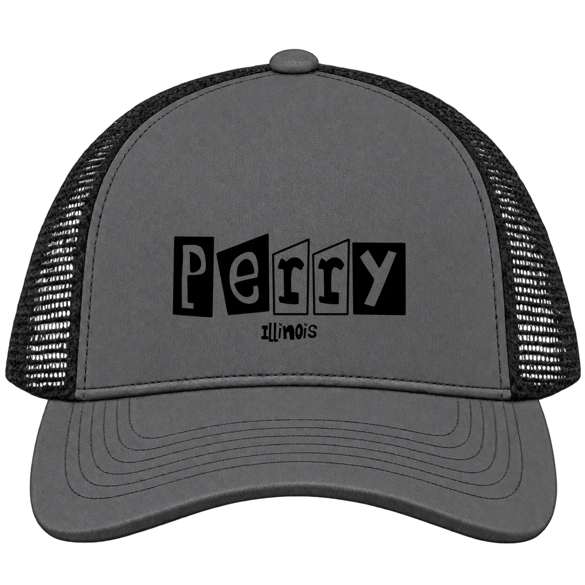 Perry, Illinois Hometown Trucker Cap