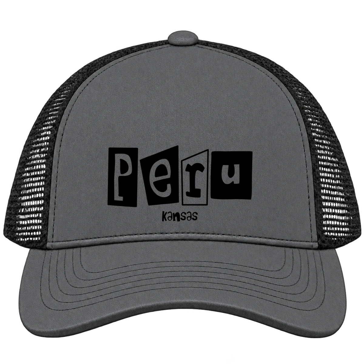 Peru, Kansas Hometown Trucker Cap