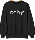 Petrey, Alabama Hometown Crewneck — Black