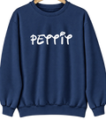 Pettit, Oklahoma Hometown Crewneck — Navy