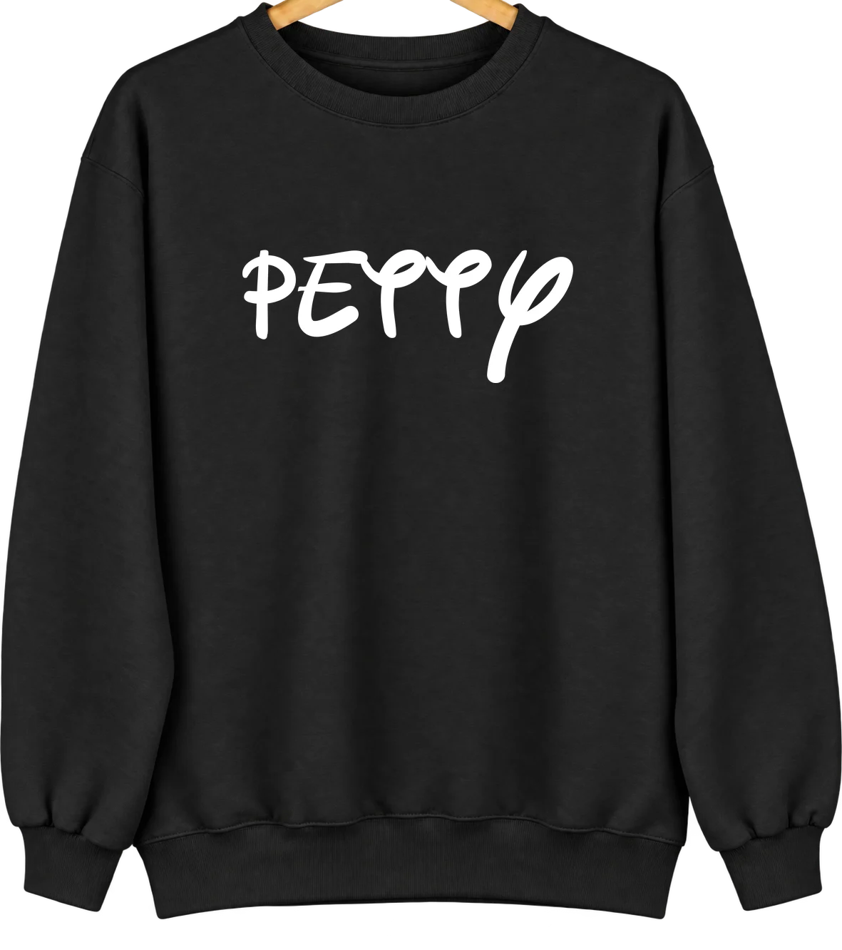 Petty, Texas Hometown Crewneck — Black