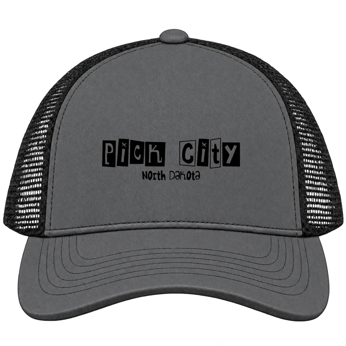 Pick City, North Dakota Hometown Trucker Cap