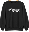 Pierz, Minnesota Hometown Crewneck — Black