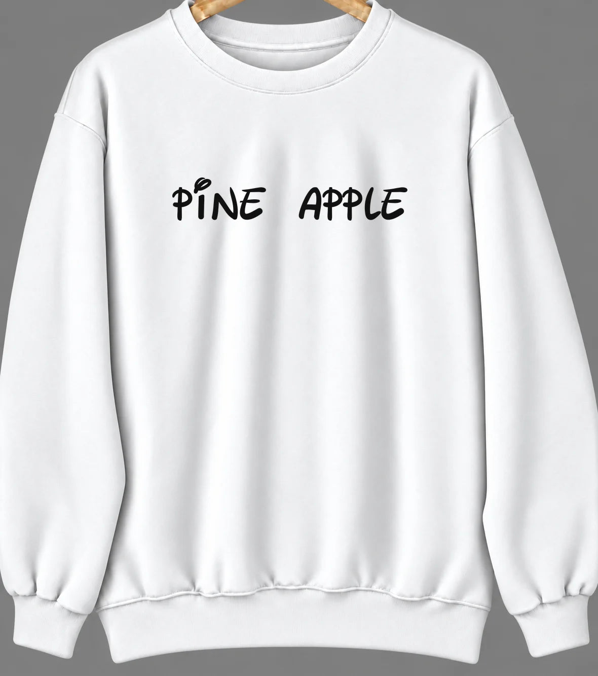 Pine Apple, Alabama Hometown Crewneck — White
