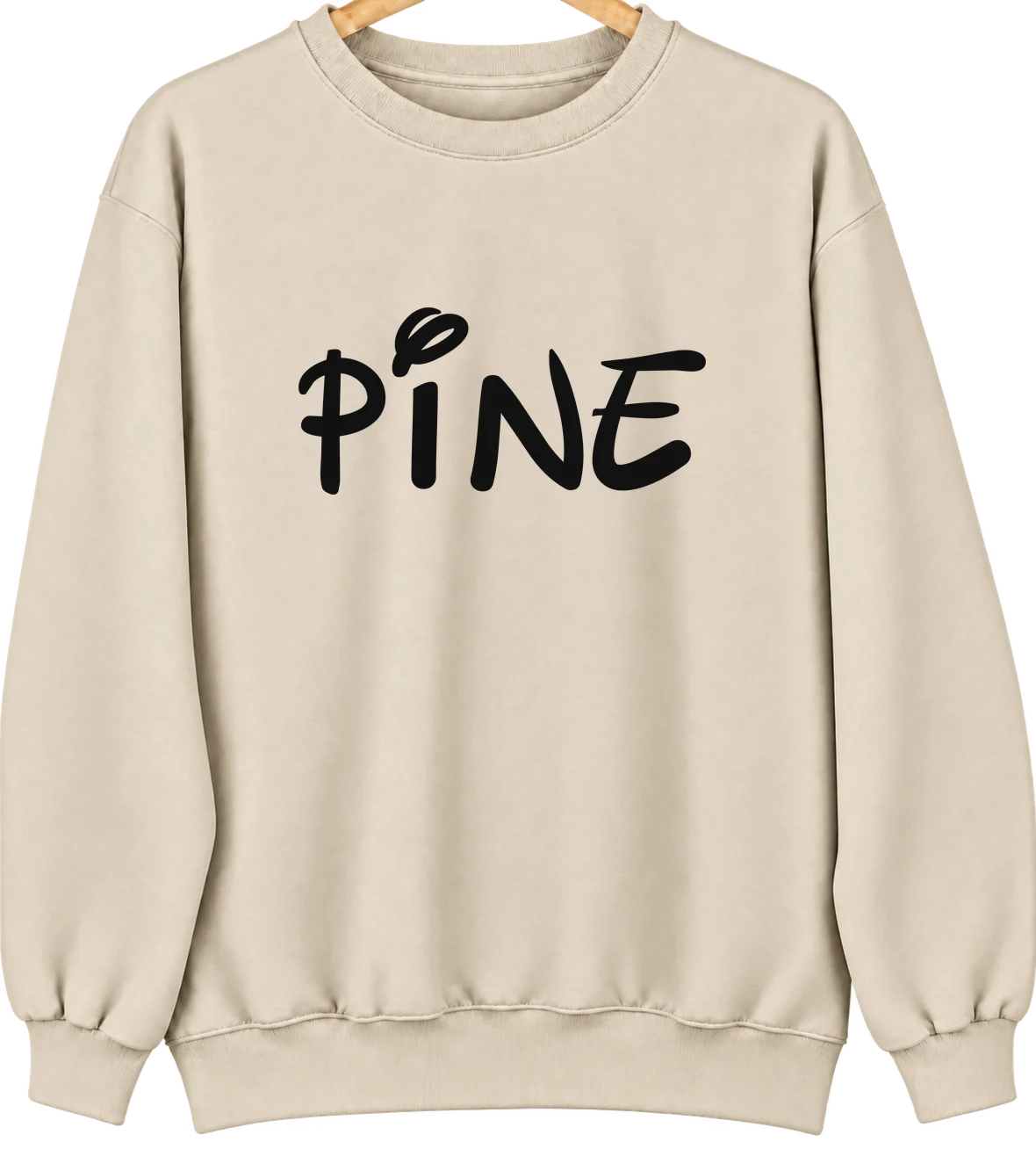 Pine, Arizona Hometown Crewneck — Sand