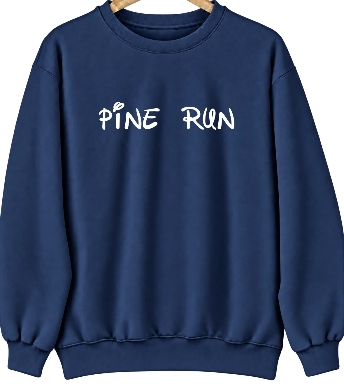 Pine Run, Pennsylvania Hometown Crewneck — Navy