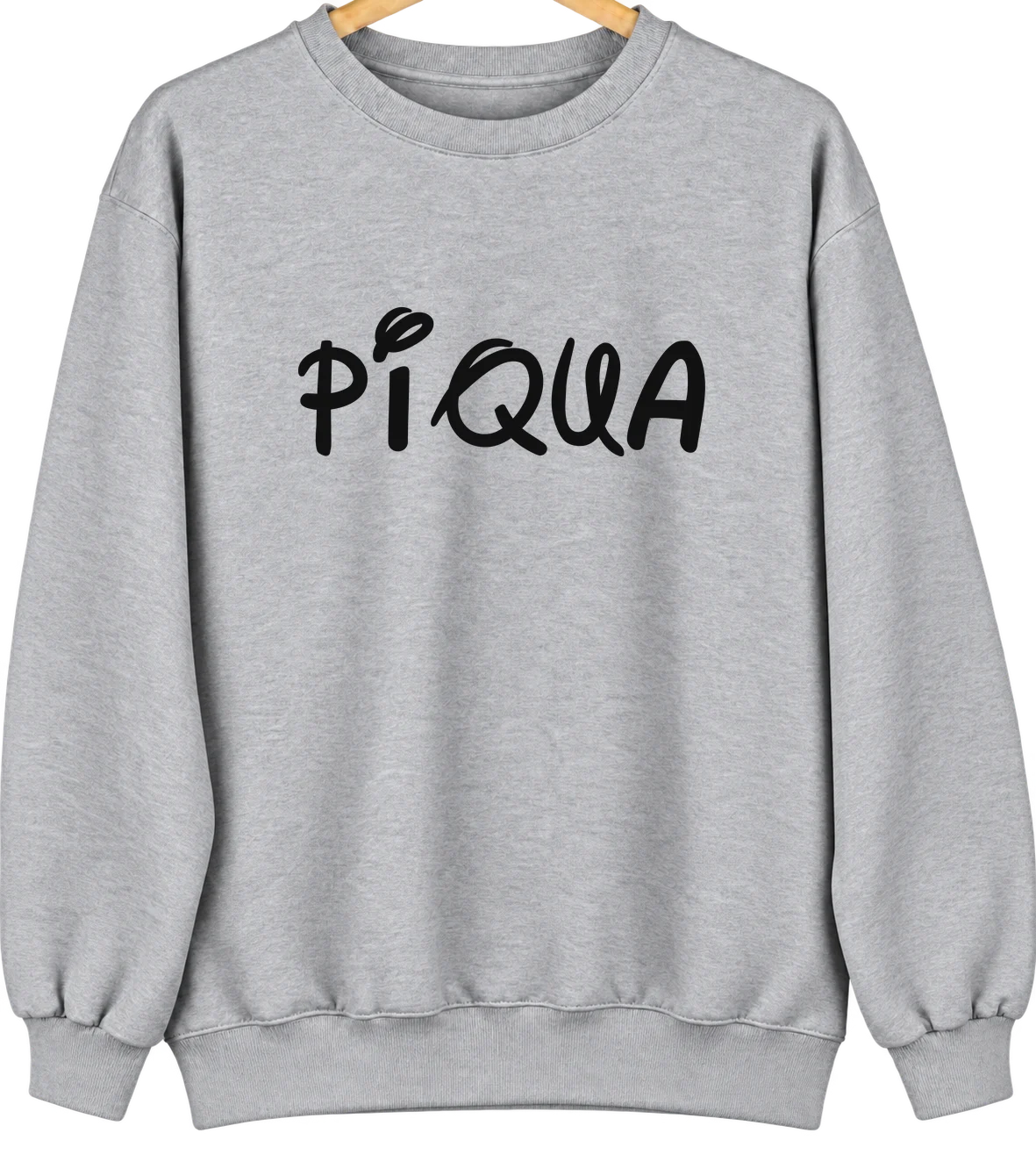 Piqua, Kansas Hometown Crewneck — Sport Grey