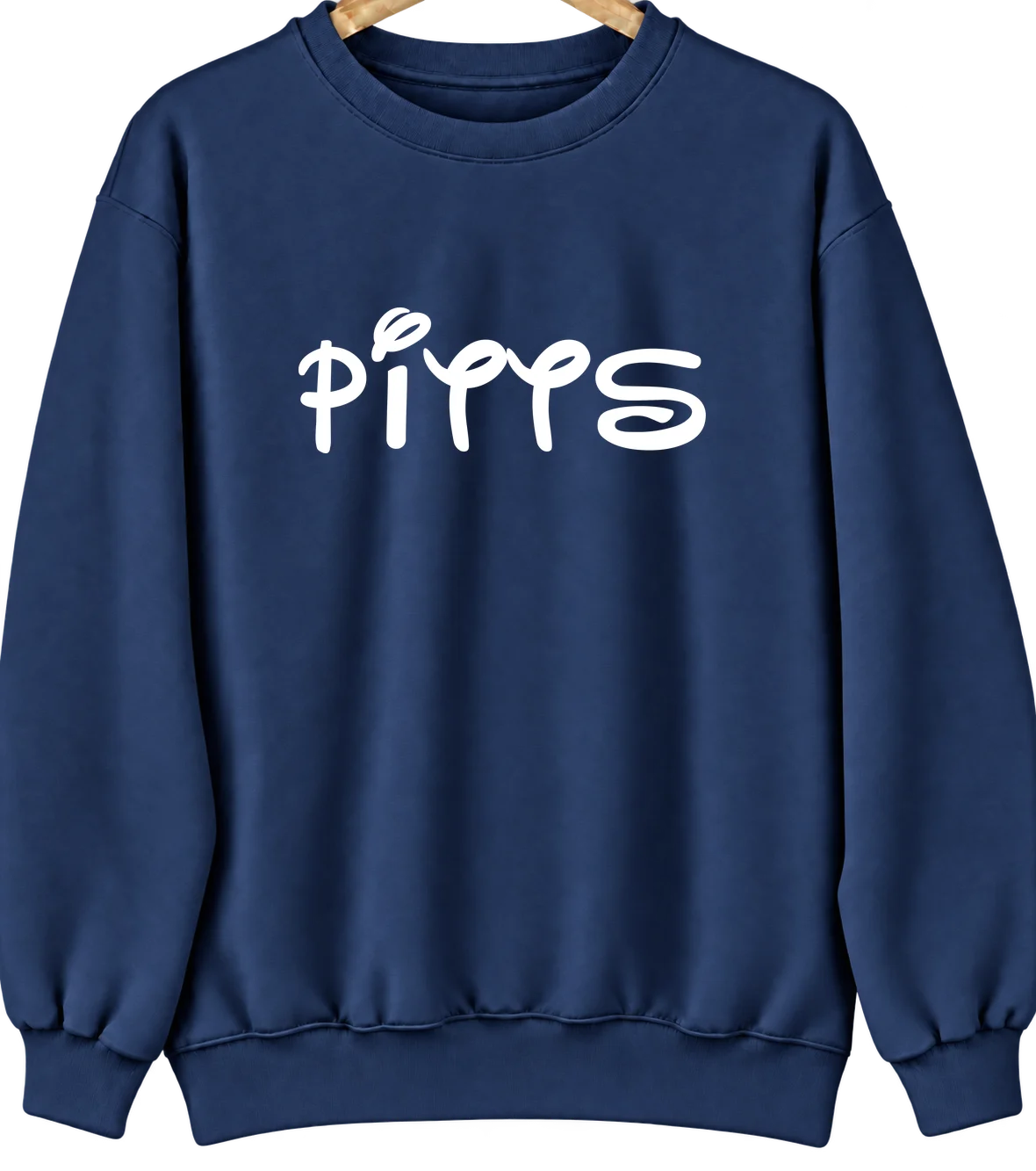Pitts, Georgia Hometown Crewneck — Navy