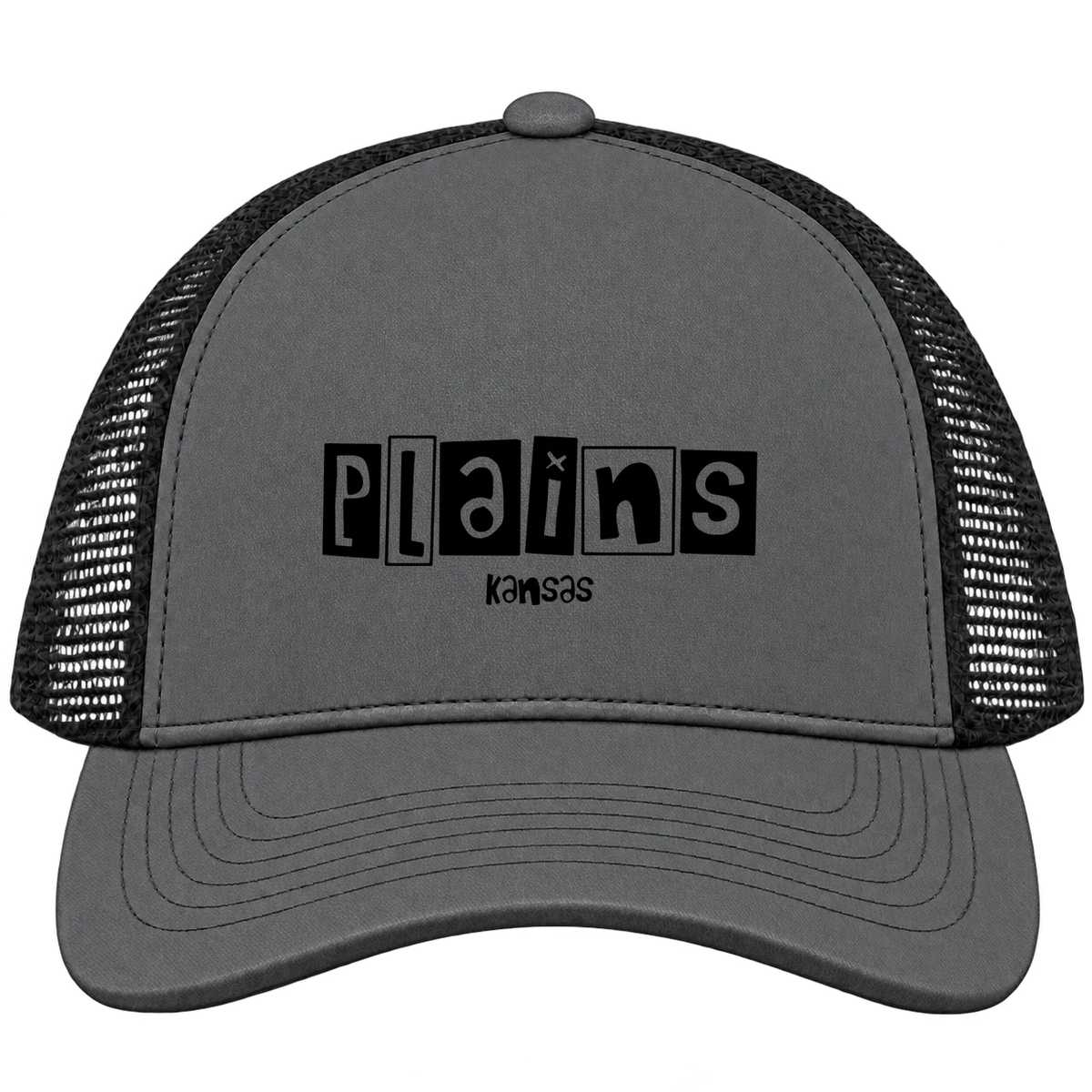 Plains, Kansas Hometown Trucker Cap