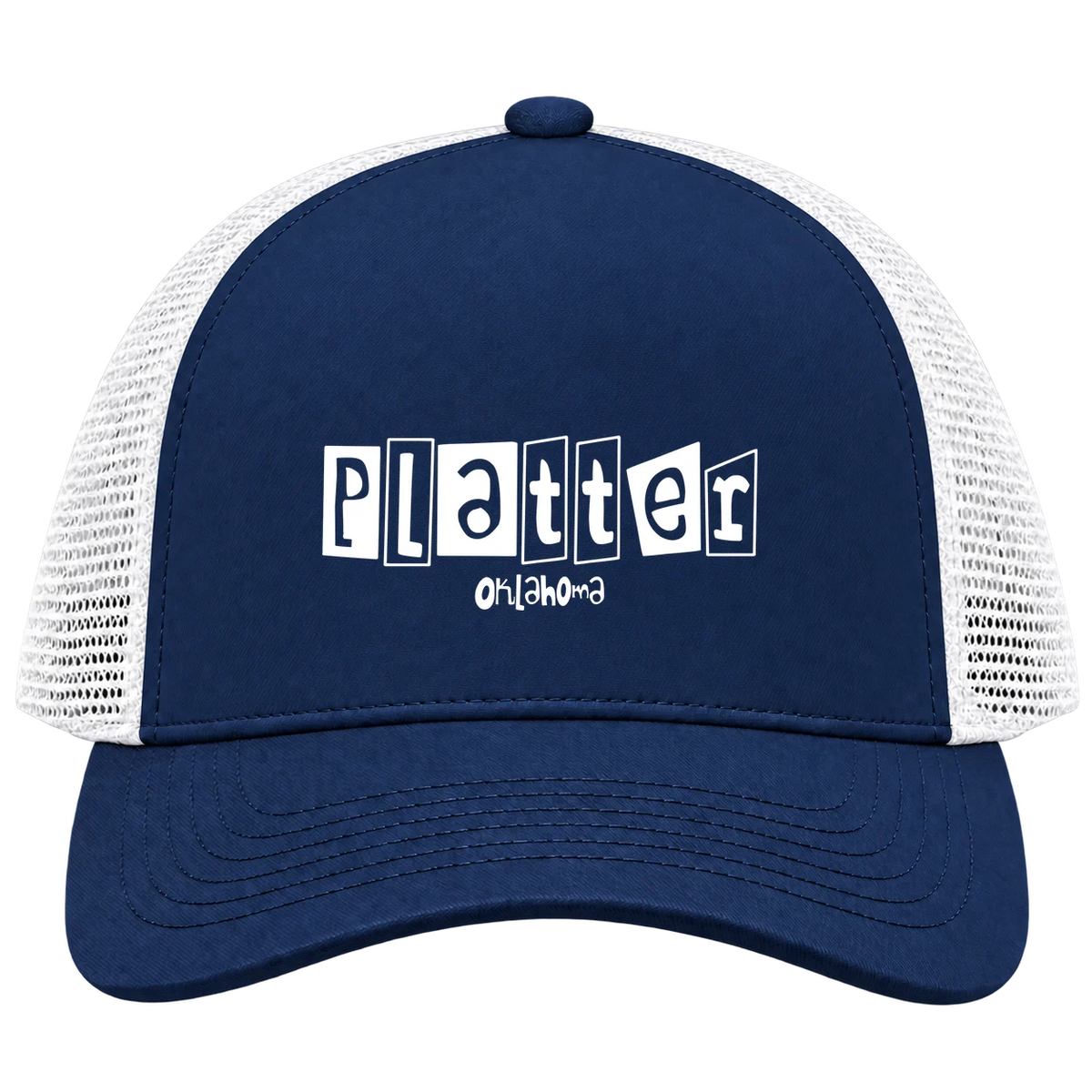 Platter, Oklahoma Hometown Trucker Cap