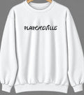Plaucheville, Louisiana Hometown Crewneck — White