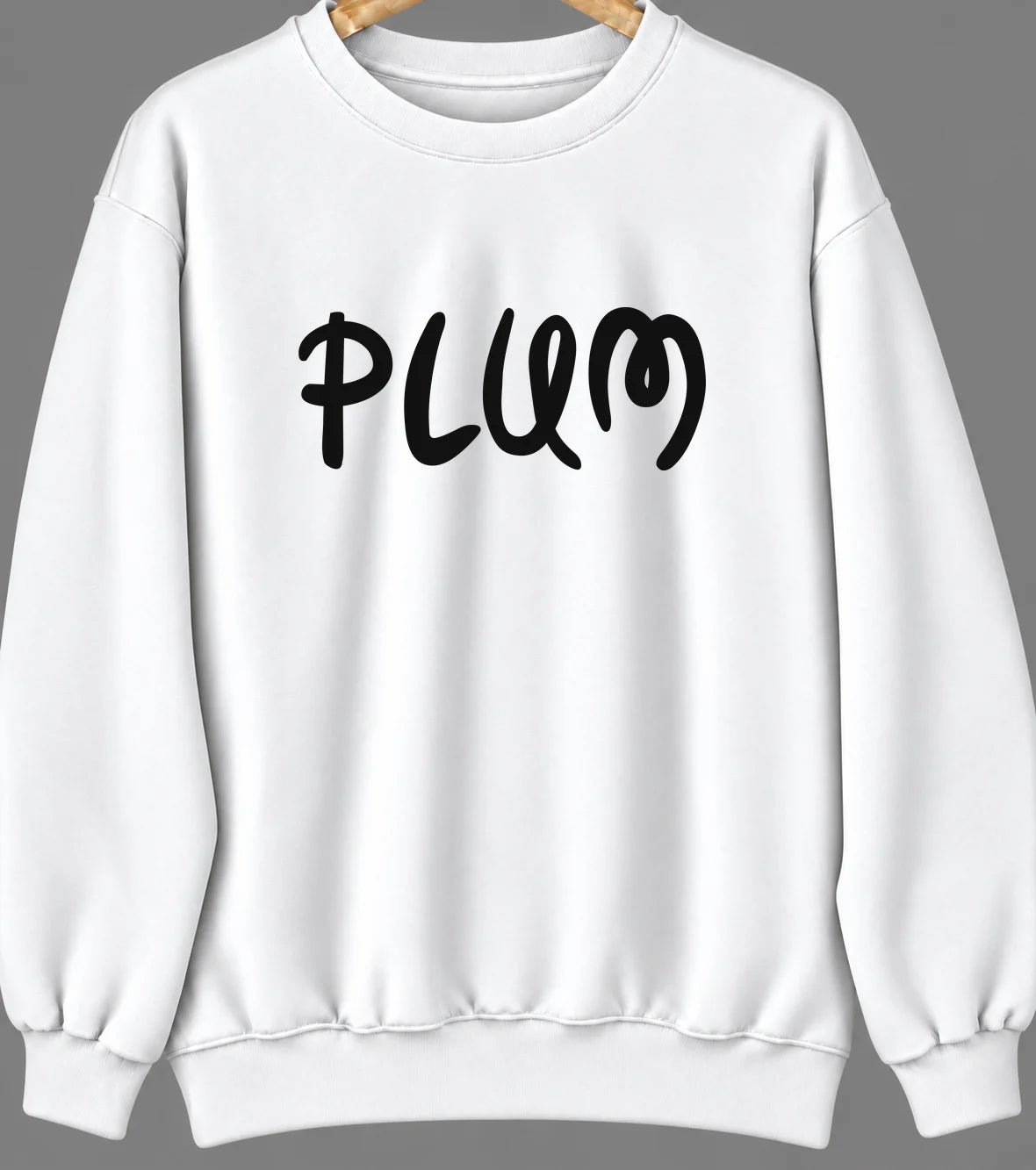 Plum, Pennsylvania Hometown Crewneck — White