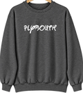 Plymouth, Iowa Hometown Crewneck — Dark Heather