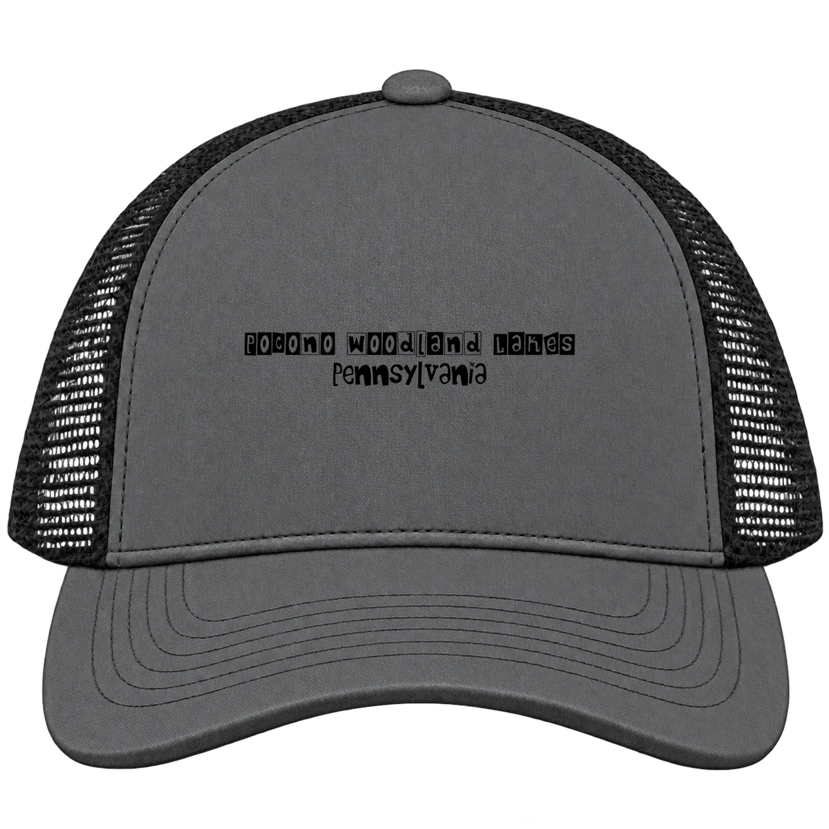 Pocono Woodland Lakes, Pennsylvania Hometown Trucker Cap